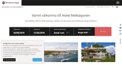 Desktop Screenshot of hotelmektagonen.se